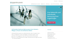 Desktop Screenshot of deheimewohne.ch
